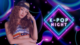 K-pop night website header